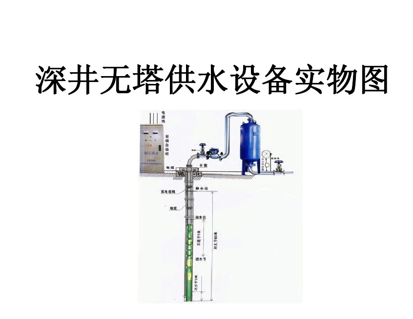 武义县井泵无塔式供水设备